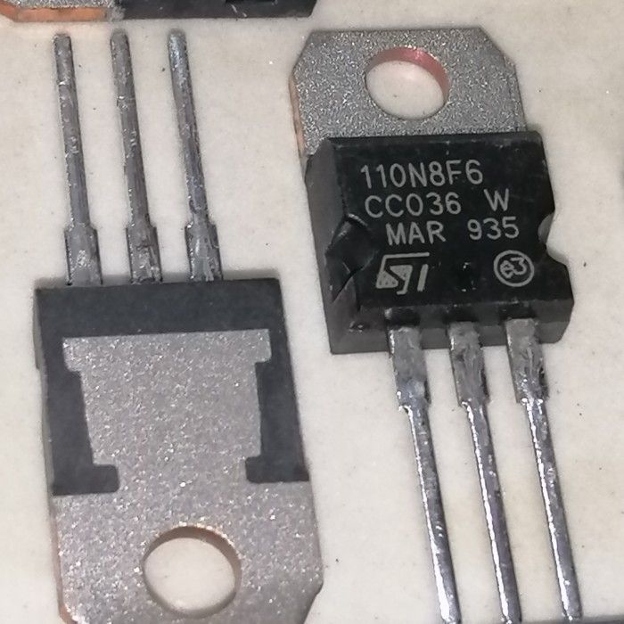 Transistor De Efecto De Campo STP110N8F6 110N8F6 TO 220, 10 Unidad