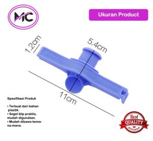 Segel Penjepit Makanan Plastik Klip Jepitan Plastik Kemasan Penutup Snack Serbaguna Multifungsi Kedap Udara Praktis Murah Untuk Makanan Cair Bubuk Kental