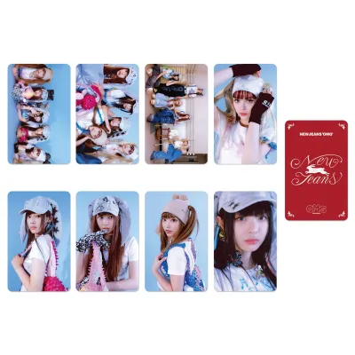 YF 8PCS/Set NJZ NewJeans HANNI New Album LOMO Cards HAERIN MINJI Postcards Collection Stars Periphery FY