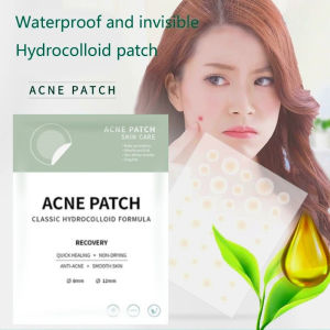 24pcs Hydrocolloid Acne Patch Transparent Invisible Artificial Skin Conceal Patch for Day Night Use