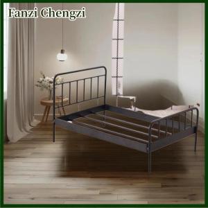 Fanzi 1Pcs 1:12 Dollhouse Miniature Iron Doll Bed Model Mini Doll Furniture Simulation Bed Bedroom DIY Accessories Toys