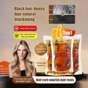Cordyceps Repair Nourishing Shampoo Cordyceps Oil Control Shampoo Oil Control Hair Nourishing Hair Care Shampoo Bag冬虫夏草控油洗发水