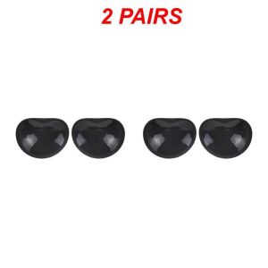 oobest 【Delivery 2-3 days】2pairs Heart Shape Bra Inserts Push Up Thickened Self-Adhesive Invisible Sponge Pads for Swimsuit Bra Women