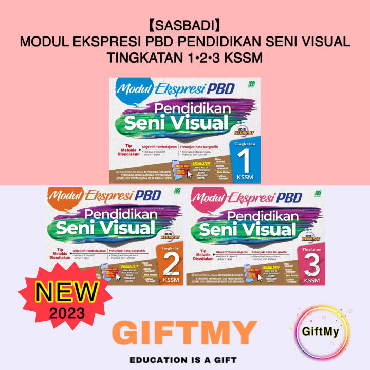 【Sasbadi】Modul Ekspresi PBD Pendidikan Seni Visual Tingkatan 1 2 3