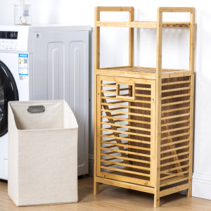 Dirty Clothes Storage Basket Bathroom Bamboo Cloth Folding Dirty Clothes Basket For Home Use Laundry Basket