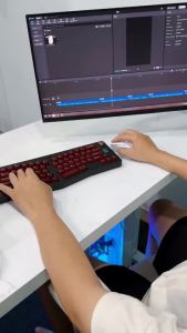 Chuột không dây gaming bluetooth SIDOTECH INPHIC IN9 pin sạc led rgb 6 nút bấm 3 mode chơi game macro dam máy tính