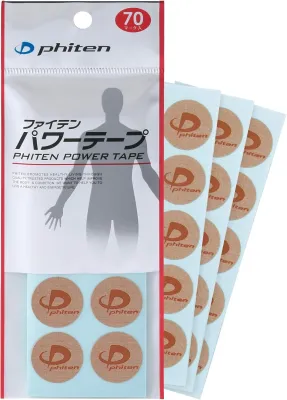 Phiten Power Tape Body Care Tape Super long hit product Easy-to-use round seal type