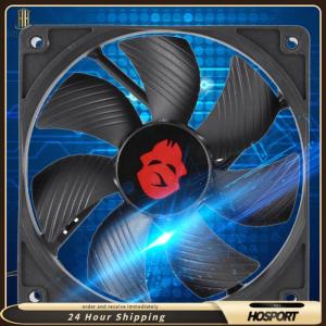 【HOSPORT】12cm 4 Pin High Speed Desktop Chassis Fan Large Air Volume PC Case Radiator