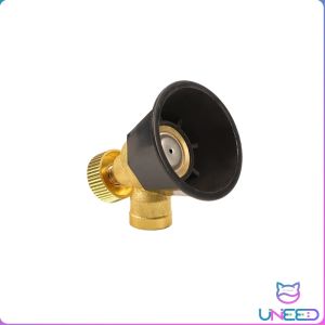 UNeed Agricultural High-Pressure Spray Nozzle Atomization Copper Sprinkler Head Swirling Sprayer 1Pc