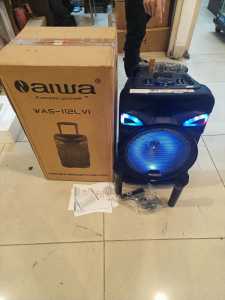 Portable Speaker Aiwa 12 Inch Isi 2Mic LVI  pegang pegang