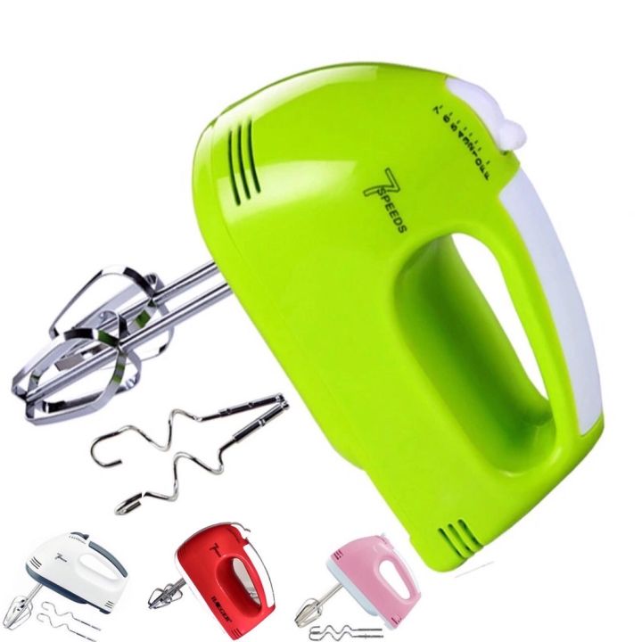 Portable Hand Mixer 7 Speed Mixing Baking and Cooking Mixer Lazada