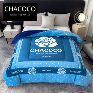 Chăn lông thỏ hàn quốc JOLIE FARM nặng 38kg siêu ấm mềm mại kích thước 2mx2m3 hàng nhập khẩu cao cấp