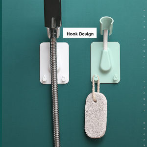 360 Adjustable Bathroom Adjustable Shower Head Holder Rack Bracket Suction Cup Wall Mounted Shower Holder Bathroom Accessory