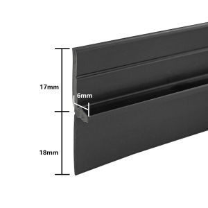 100CM Silicone Sealing Insect Dustproof Self Adhesive Bottom Door Sweep Rubber Stripping Windproofshield Tape Window Weatherstrip