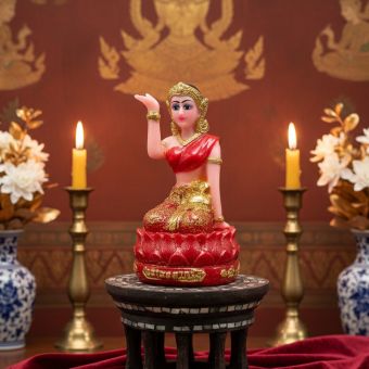 รูปจากผู้ขายบน Lazada: Mother Ngam Kwak Mahalao, Size 3 Inches, Height 13 Cm. Through the Buddhist Initiation Ceremony, Attract Wealt ตั้งราคา ฿109 ขายแล้ว 30 ชิ้น