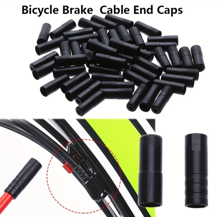 LONGGO 10pcs Bike Brake/Shift Housing Wire Cable End Caps