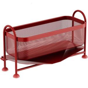 Modern Iron Sink Side Storage Rack Waterproof Coating For Kitchenware Organization Easy Install influence Design