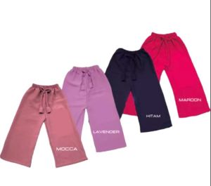 Celana kulot kringkel anak 2-12 tahun terbaru/bawahan anak perempuan/kulot anak perempuan