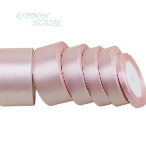 WH (22meters / Roll) Pink One Piece Wholesale Ribbon Wholesale Wedding Decorative Ribbon Packaging Gift