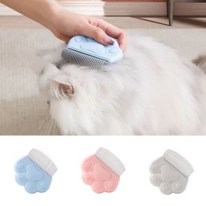 SWEET ELVES 3Pcs Massaging Cat Detangling Brush Protable Deep Cleaning Pet Grooming Comb Mini Soft Brush Kitten Hair Comb for Hair Removal