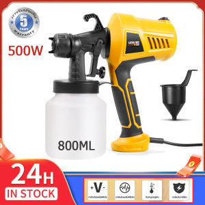500 วัตต์ กาพ่นสีไฟฟ้า ราคาถูก 800ml เครื่องพ่นสีไฟฟ้า บ้าน สีทาบ้าน สีน้ำมัน สีกันสนิม เสียบไฟบ้าน กาพ่นสีรถยนต์ กาพ่นสี พ่นแนวตั้งได้ สำหรับการแก้ไขสี พร้อมกันสี 1 ชุด