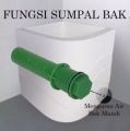 MG - Corong Sumpal Sumbatan Saluran Pembuangan Bak Air Kamar Mandi Anti Bocor / Tutup Sambungan Pipa Buangan Bak Aiwo 1" inch. 