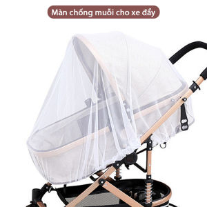 Vỏ xe đẩy em bé chống muỗi & bụi – Màn chống muỗi thoáng khí phụ kiện xe đẩy kèm đệm ghế làm mát tùy chọn