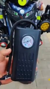 [Loại 1] Bơm Lốp ô Tô Xe Máy đạp Bóng Thông Minh Di Động Đồng Hồ Điện Tử Hiển Thị Áp Suất Tiện Dụng