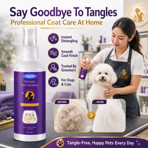 Pet Fur Smoothing Care Spray Pet Hair Softening Spray Fur Detangling And Conditioning Mist For Cats And Dogs Pet Grooming Essential 宠物毛发柔顺护理喷雾