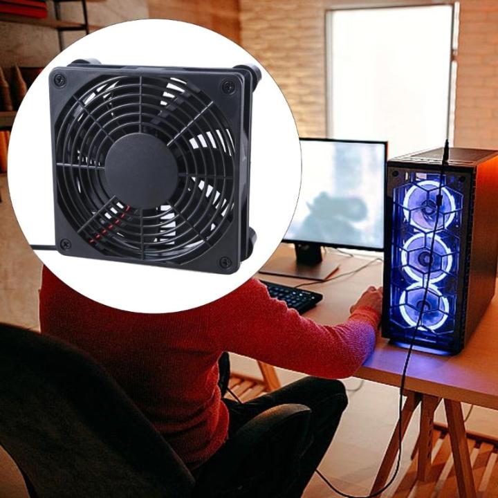 Pc Fan Router Airflow 1500rpm Router Cooling Fan for Computer Coolers TV Box DC5V USB ...