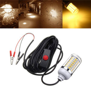 （COD)Lampu Memancing Dalam Air Senter LED 12-24V 13W Bisa Ditenggelamkan Air Tawar dan Laut