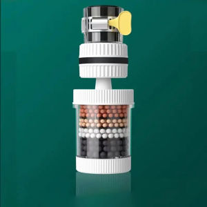 6 Layer Filtration 360 Degree Faucet Filter Splash-proof Shower Tap Water Filter Kitchen Water Purifier Sprinkler Filter Water