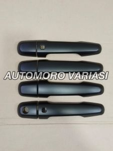PAKET OUTER COVER HANDLE TANK COVER ALL NEW PAJERO SPORT 2016 - 2023 HITAM