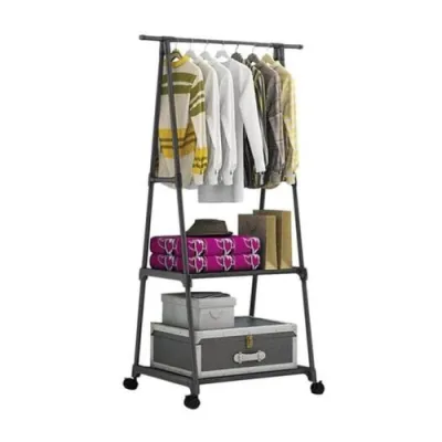 PXTON Stand Hanger Triangle Buku / Rak Pakaian / Rak Baju / jemuran berdiri gantungan berdiri lemari