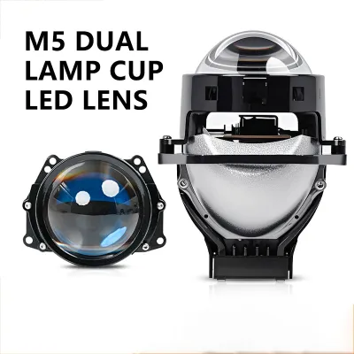 COD 1PCS Bi LED Projector 3 Inches Headlights Fog lights Lenses 40000LM 120W Diode Headlamp For Hella LED Lights Projector