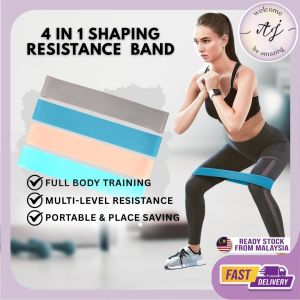 Resistance Bands 4-in-1 Workout Set Fitness Gym Yoga Pilates Exercise