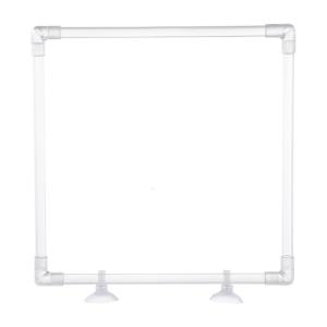 Clear Acrylic Aquariums Fish Feeding Rings With Easy Installation Suction Cup Prevents Drift and Waste 23x23CM