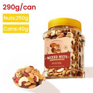 【Extra large can】Roasted mixed nuts and Dried Fruit Daily nuts ready to eat healthy trail Mix nuts and dried fruits wholesale