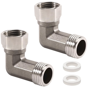 Đa năng thép không gỉ 90 độ điểm kết nối 1/2inch Nam và đầu cái phụ kiện cho hệ thống ống nước