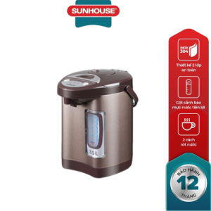Bình thủy điện 3.5L Sunhouse SHD1535C cafe
