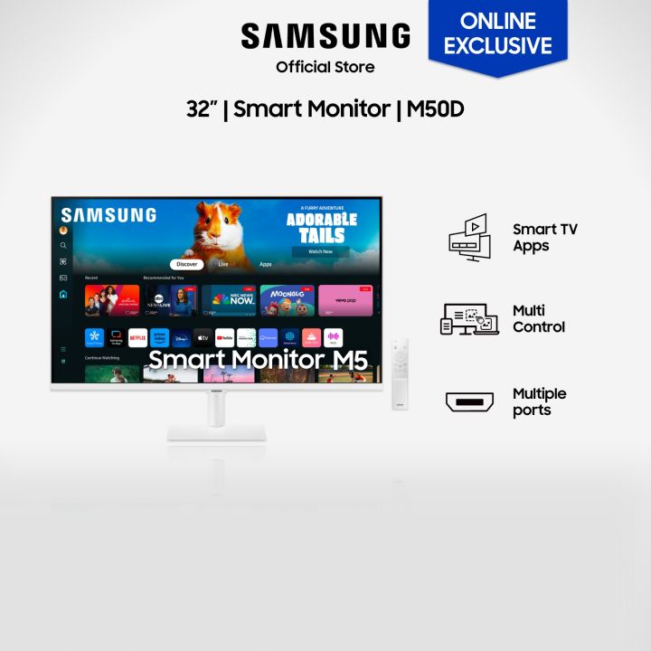 Samsung 32" Smart Monitor M5 M50D FHD / LS32DM501EEXXS [Online Exclusive]