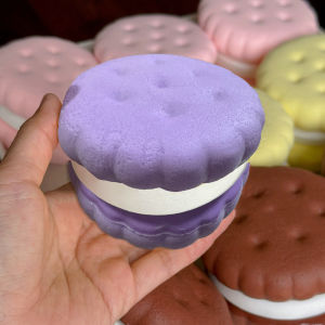 ZEEMIN Big Cookie Biscuit Slow Rising Squishy Thick Cookie Squishy Slow Rebound Squeeze Toy Stress Release Hand Relax Toy Gift