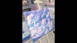 Tranh sơn dầu số hóa LIM Art – Tranh tô màu theo số Bầu Trời