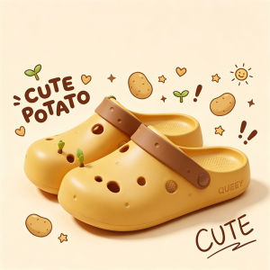 [Free Shipping] WomenS Clogs 2026 New Summer Style Closed-Toe Design Suitable For Outdoor Wear Waterproof Breathable Comfortable Thick-Soled Non-Slip And Antibacterial Slippers