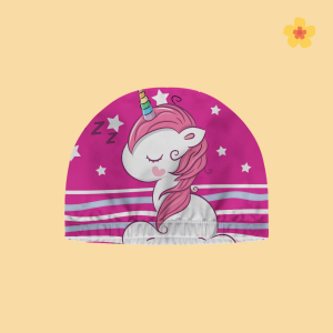 SIBAD Topi Renang Anak Perempuan Karakter Unicorn Pink Umur 1-10 Tahun