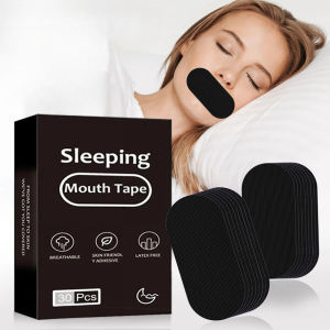 30pcs/Box Anti Snoring Mouth Tape  Nighttime Sleeping Mouth Breathing Improvement Breath Mouth Tape Anti-Snoring Patch