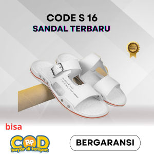 Sandal kulit pria Joemen S 16 Sendal Slop Kekinian Murah Kualitas Terbaik