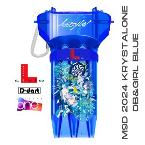 L STYLE KRYSTAL ONE Dart Case - M9D 2024 KRYSTALONE DB&GIRL Blue SUPER CHAMPION Casing DARTS (bekas dart)