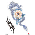 【21*14.8CM】Tattoo Lasts to 15 Days 3D Tattoo paste Large Arm Sleeve Tattoo Sticker Lion Crown waterproof long lasting Magic tattoo Temporary Tattoo Rose Flower Tattoo Fake Tattoo. 