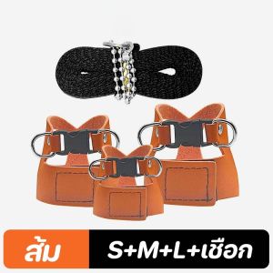 【GZF】เชือกจูงสัตว์เลี้ยง สายจูงสัตว์เล็ก สำหรับหนูแฮมสเตอร์-กระรอก ระบบล็อก3ชั้น+วัสดุกันลม ป้องกันหลุดหาย